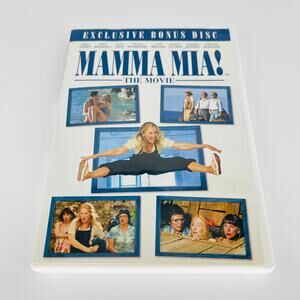Mamma Mia! The Movie DVD - Exclusive Bonus Disc - Good Used Condition